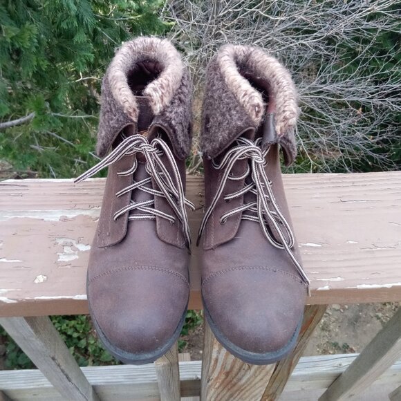 whitemt brown booties sz 7 - Picture 2 of 14